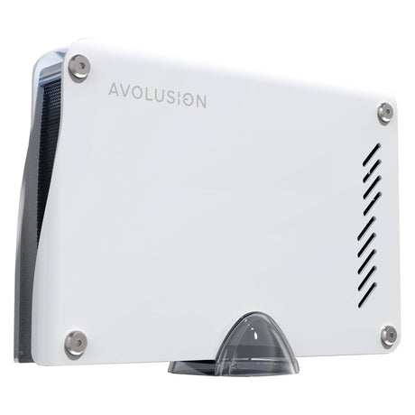 Avolusion PRO-M5 Series 8TB USB 3.0 External Gaming Hard Drive for PS5 Game Console (White, Metal Case) - 2 Year Warranty (Renewed) Avolusion