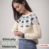 Joy Yarn Lace Weight 4-Pack, 25g/219yd - 100% Baby Alpaca | Ultra-Soft Yarn Spun for Knitting & Crocheting Beautiful Stitch Definition for Sweaters, Blankets & Accessories | Snow Yarnalia