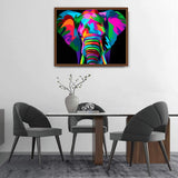 Hiolife Paint by Number Kits for Adults,Kids, Beginners, with Brushes and Acrylic Pigment, 20x16 Inch Elephant - Frameless Hiolife