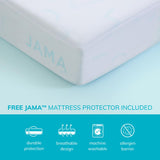 MLILY 5 Inch Twin Mattress for Kids, Bunk Bed Mattress with Mattress Protector in a Box Made in USA CertiPUR-US Certified, Medium Firm Trundle Foam Mattress, Blue MLILY