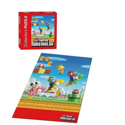 USAopoly New Super Mario Bros Wii Collectors Puzzle - 550-Piece