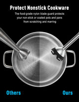 1000W Powerful Immersion Blender handheld, 2024 New Update Hand Blender with 25-Speed, Scratch-Resistant Hand Mixer with Heavy-Duty Copper Brushless Motor and Gift Box SHEANLAH