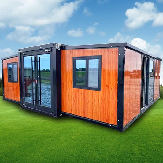 40ft 20ft Two 4 Bedroom Hurricane Earthquake Easy Folding Modern Villa Expandable Container prefabricated Mobile House