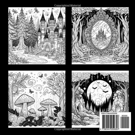 DARK FORESTS & DISTANT CASTLES: A GOTHIC COLORING ADVENTURE: A Coloring Book For Adults, Teens and Kids! Majosta