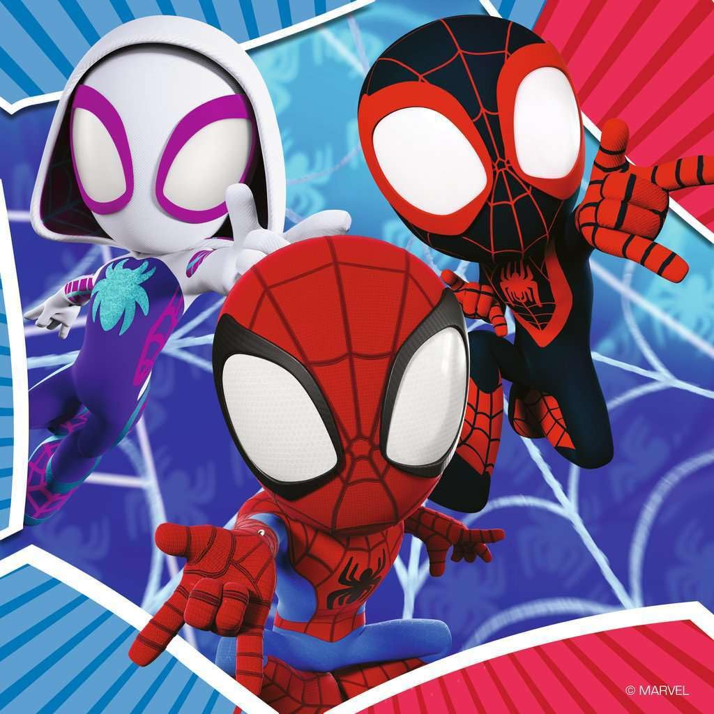 Ravensburger Marvel Spiderman Spidey & His Amazing Friends 3X 49 Piece Jigsaw Puzzles for Kids Age 5 Years Up Ravensburger