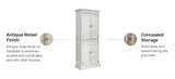 Homestyles Americana Off-White Pantry, 72"H homestyles