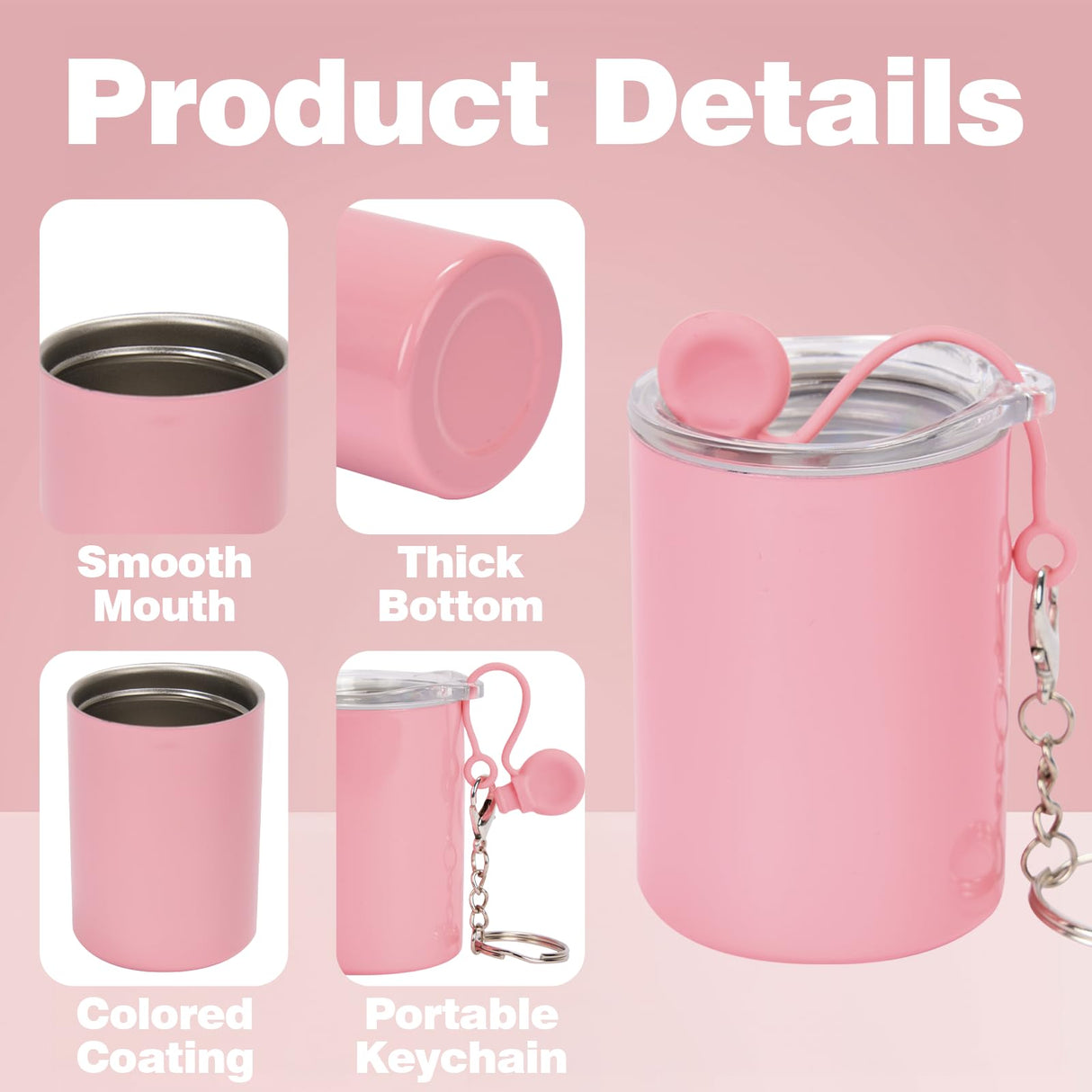 Mini Tumbler Shot Glass with Straw 3 oz Sublimation Shot Glass Tumblers Set Cups Mini Shot Tumbler with Lid and Straw for Hot and Cold Beverages for Wedding Birthday Bachelorette Party Favors (6pack) Tamarac