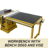 Powermatic 10-Inch Table Saw, Workbench, 50-Inch Rip, 3 HP, 1Ph 230V (Model PM2000B) Powermatic