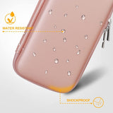 BOVKE Hard Carrying Case for 3D Pen Set, 3D Pen Case Compatible with 3Doodler Start+ Essentials 3D Printing Pen Toy Home Art Activity Set, Mesh Pocket fit 3D Printing Filament, Rose Gold (Box Only) BOVKE