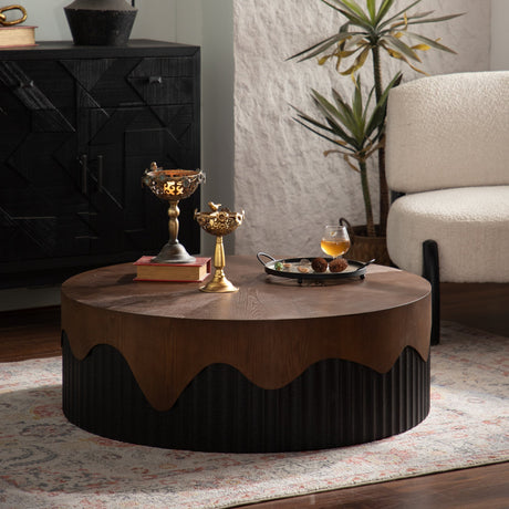 38.97' Round Coffee Table Handcrafted HouseOfZazla