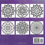 Simple Mandala Coloring Book Bold & Easy Volume 3: Large Print Pattern Designs for Beginners, Teens, Adults and Seniors Great for Stress Relief and Relaxation (Simple Mandala - Bold & Easy) WoodArtSupply