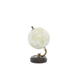 Deco 79 Wood Globe, 5" x 5" x 8", Yellow Deco 79