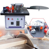 WOHAIPA Woodworking Edge Bander Machine Benchtop Portable Wood Double-Sided Adhesive Edge Sealing Machine Edge Sealing Speed 2-6m/min 110V Adjustable speed WOHAIPA