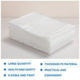 Mimorou 100 Pack Disposable Sauna Blanket Sauna Bag Liners Plastic Sheeting for Body Wrap 87 x 47 Inch Thicken Bag Infrared Blanket for Beauty Salon Spa Accessories Mimorou