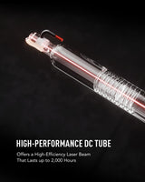 OMTech 60W CO2 Laser Engraver, 24x16 Inch Laser Engraving Cutting Machine, LightBurn Compatible Laser Engraver Cutter with 2 Way Pass Air Assist Water Pump for Wood Glass Leather More OMTech