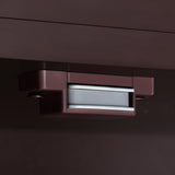 Yaheetech Bathroom Storage Cabinet with Drawer and Double Doors, Free-Standing Organizer with Inner Adjustable Shelf for Living Room, L24xW12xH31.5 in, Espresso Yaheetech