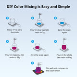 ANYCUBIC 3D Printer Resin, 405nm SLA UV-Curing Resin with High Precision and Quick Curing & Excellent Fluidity for LCD 3D Printing, DIY Color Mixing, Clear, 1KG ANYCUBIC