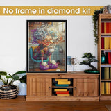 Bimkole 5D Diamond Art Kits for Adults Cartoon, Full Drill DIY Rhinestone Embroidery Set Paint with Diamonds Art Grandma by Number Kits Cross Stitch Home Wall Craft Decor 12x16 Inch Bimkole