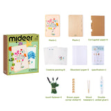 Happytime Flower Press Kit for Kids, Creativity Crafts DIY Plant Drying Set, Wooden Convenient to Carry, Gift for Boys and Girls Happytime