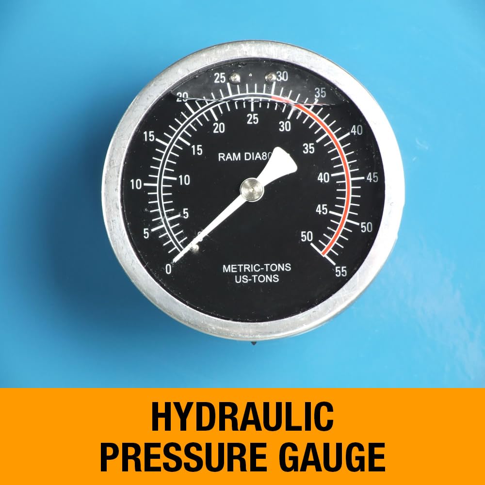 Baileigh 30-Ton H-Frame Pneumatic Shop Press (Model HSP-30A) Baileigh