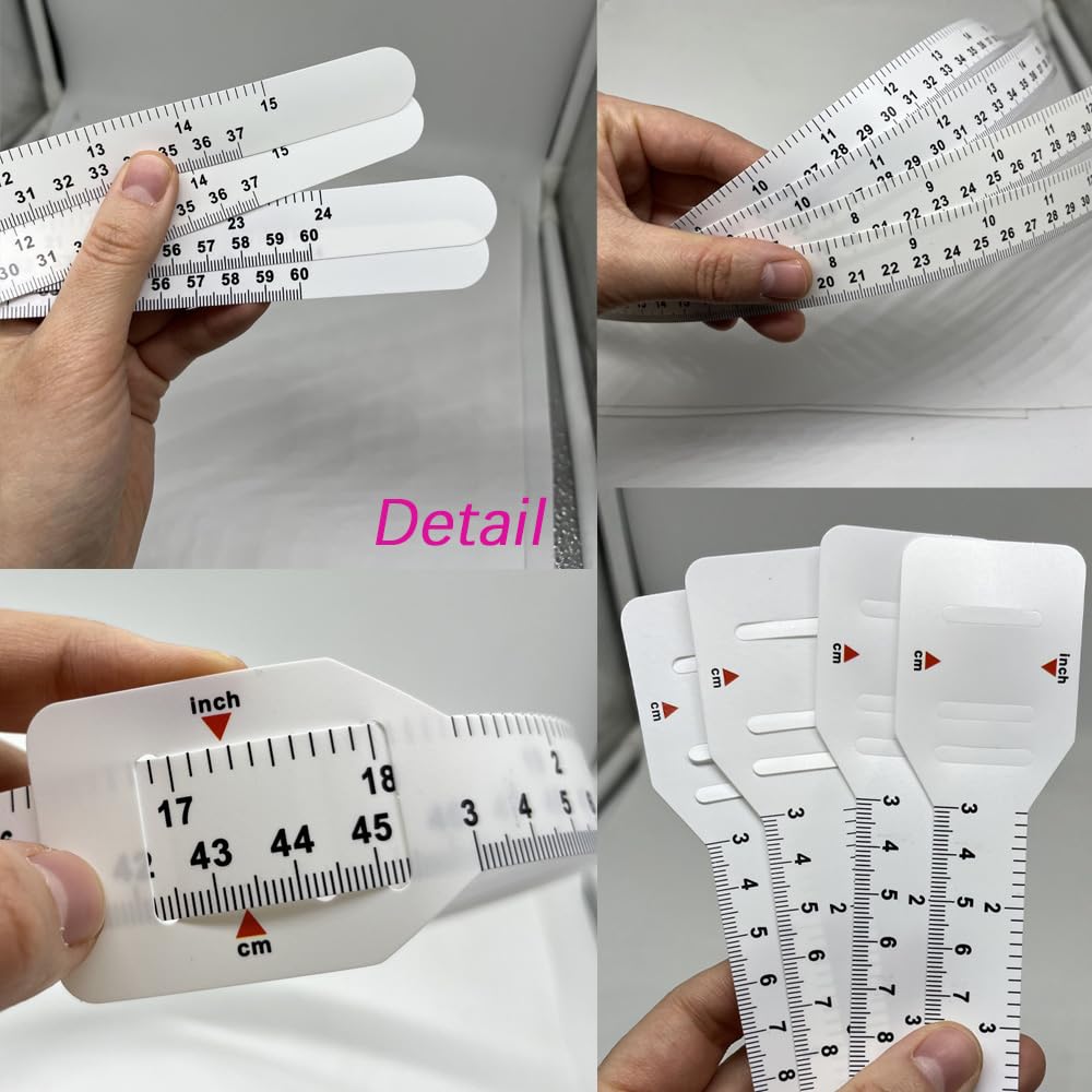 6 Pcs Sublimation Blanks Tumblers Accurate Measurer, Width Measure for Heat Press Sublimation Cups Mugs Cups Circumference Measurement, 37CM+60CM TTBellok