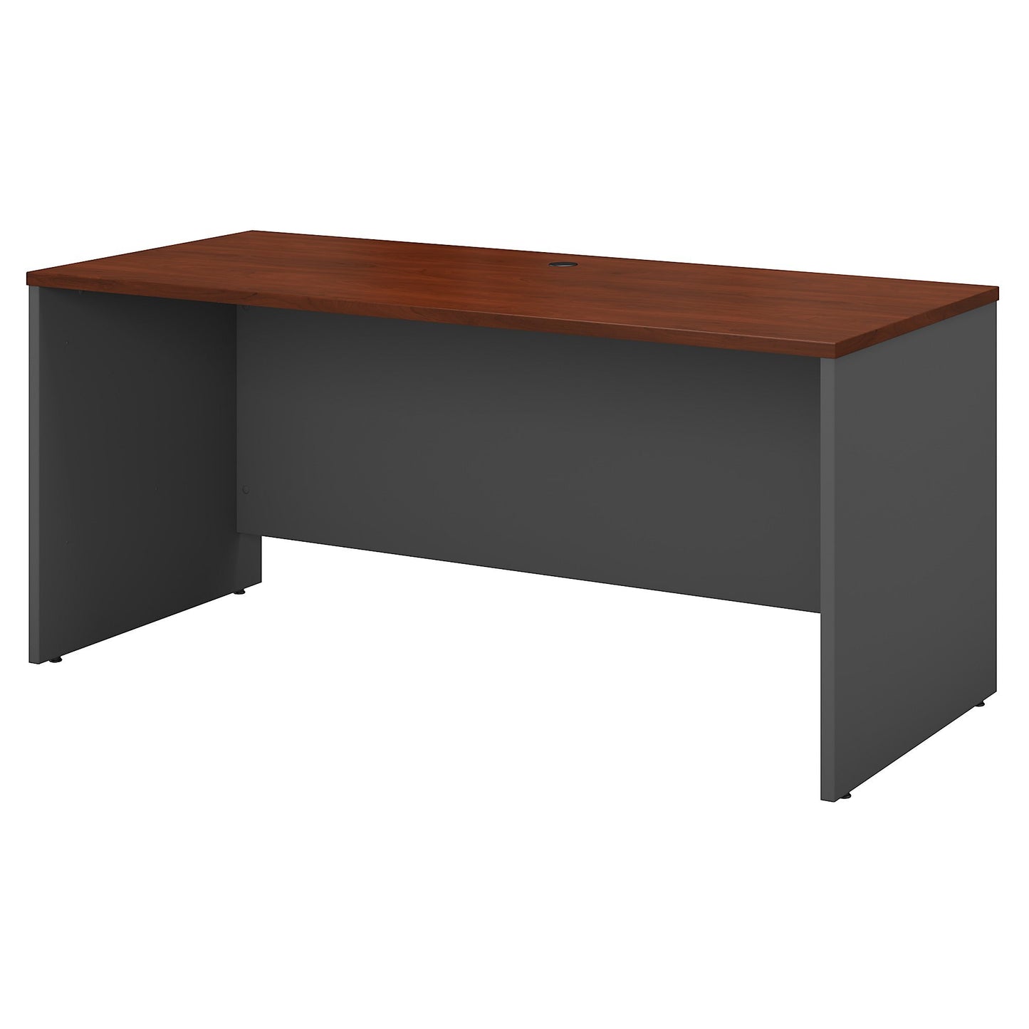 Bush Business Furniture Series C Credenza Desk, Computer Table for Home or Professional Office, 60W x 24D, Hansen Cherry - WoodArtSupply