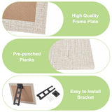 INFUNLY DIY Lotus Flowers String Art Kit for Adults, 9x6.2 inches, Modern Floral Wall Art, Easy to Make DIY Nail String Art Kit with Instruction, Multicolor, Unisex, Non-Foldable INFUNLY