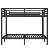 Bellemave Bunk Bed King Over King, Heavy Duty Metal Bunk Bed Frame, King bunk Bed for Adults, Adult bunk beds Heavy Duty, King Bunk Bed, Black Bellemave