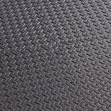 Signature Fitness Puzzle Exercise Mat with EVA Foam Interlocking Tiles for MMA, Exercise, Gymnastics and Home Gym Protective Flooring, 3/4" Thick, 96 Square Feet, Black Signature Fitness