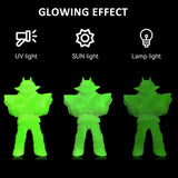 CCTREE Glow in The Dark PETG Filament 1.75mm, Glow High-Speed 3D Printer Filament 1KG, Dimensional Accuracy +/- 0.03mm, Fit for Creality, Bambu Lab, Anycubic, ELEGOO FDM Printers, Glow Green CCTREE