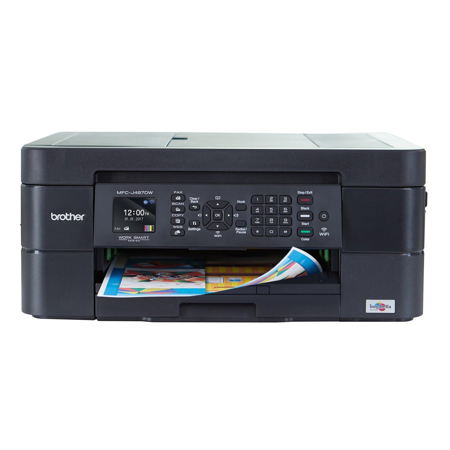 Brother MFC-J497DW Inkjet Multifunction Printer - Color - Plain Paper Print - Desktop