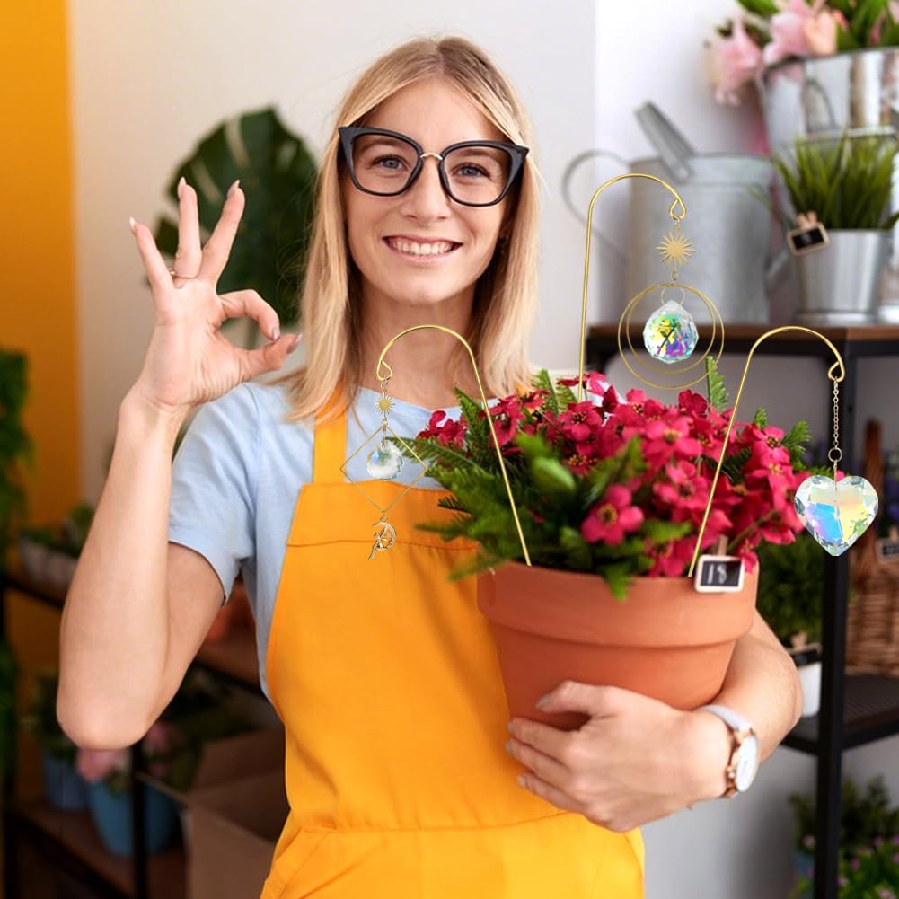 DIY Sun Catcher Kits for Adults, 260 pcs Crystal Suncatchers Making Suppliers for Garden Plant Windows Hanging Art and Crafts for Women Valentines Mother's Day Birthday Gifts Home Decor HYBEADS