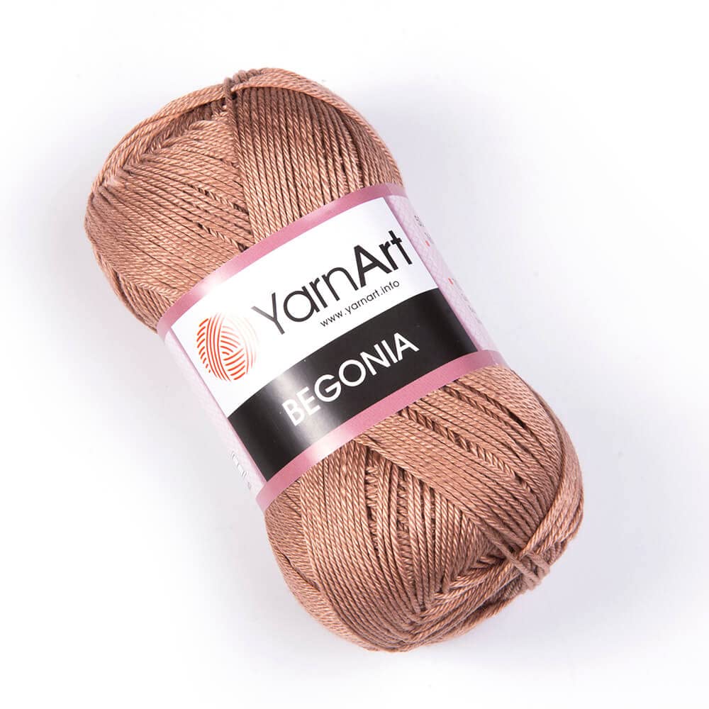 YarnArt Begonia 100% Cotton, Pure Premium Soft Cotton for Knitting Crochet and Amigurumi, Shiny Colors 1.76 Oz (50g) / 185 Yrds (169m) (0015) YarnArt