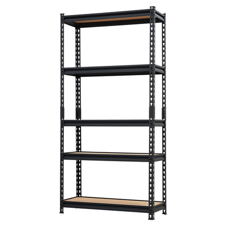 KOKEBREN Garage Shelving Heavy Duty Storage Shelves 2000Lbs Capacity, 5 Tier Adjustable Metal Shelving Unit 48" W x 18" D x 72" H, Industrial Utility Rack for Kitchen Pantry KOKEBREN