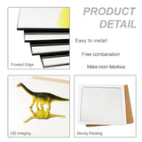 Glass Full Length Wall Mirror Tiles, 14'' x 12'' x 4PCS, Full Body Mirror for Bedroom, Full Length Mirror Wall Mounted for Home Gym, Door (14'' x12''-4PCS) Delma