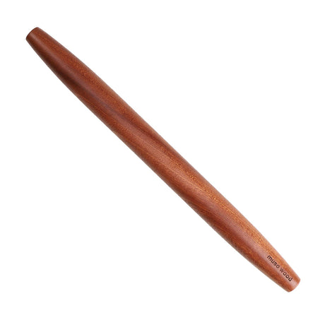 Muso Wood Sapele Wooden French Rolling Pin for Baking, Tapered Roller for Fondant, Pie Crust, Cookie, Pastry (French 15-3/4inch) muso wood