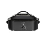 Proctor Silex 24-Pound Electric Roaster Oven with Variable Temperature Control, Self-Basting Lid & Removable Pan, 18 Quart, Black (32211) Proctor Silex