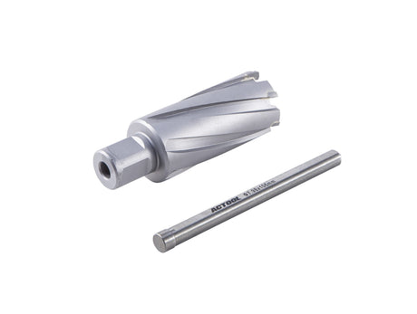 ACTOOL 1-1/8'' Diameter x 2'' Depth of Cut Carbide Tipped TCT ANNULAR Cutter with 3/4'' Weldon Shank ACTOOL