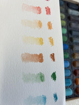 MAIMOUFIN Watercolor Journal,100% Cotton Watercolor Paper, 7.6" x 7.6",20 Sheets（140LB/300GSM） Cold Press, Hardcover Square Loose-Leaf Watercolor Sketchbook Pad for Artists, Art Lovers (Cold Press) MAIMOUFIN