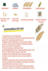 EOQIFJM Craft Kit for Adults - Porcelain Tile Mixed Colour Mosaic DIY Home Decoration Painting Art EOQIFJM