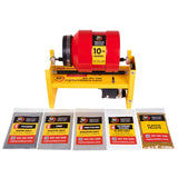 MJR Tumblers Commercial Duty 10lb Rock Tumbler w Free Grit Kit. Capable of Running 4 Different Barrel Sizes and Combinations. Extreme Quality and Durability. A USA Disabled and Veteran Owned Company. MJR Tumblers