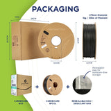 Polymaker Matte PLA Filament Charcoal Black 1.75mm 1kg 3D Printing Filament, PolyTerra 3D Printer PLA Filament POLYMAKER