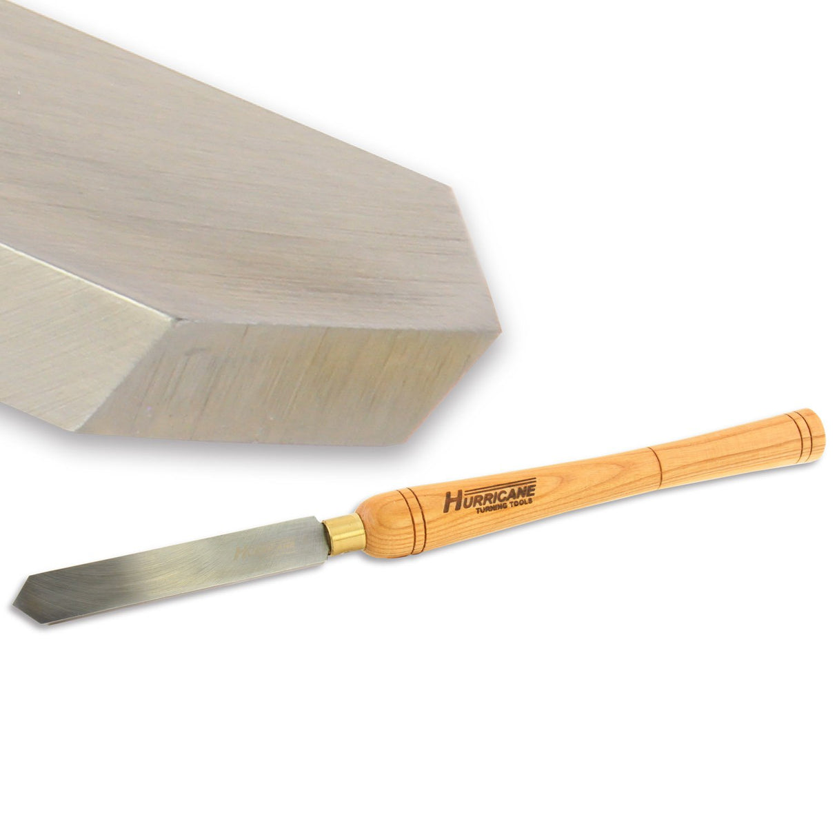 Hurricane Turning Tools, HTT-122, High Speed Steel, 1" Diamond Scraper for Woodturning Hurricane Turning Tools