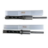 6pcs Square Hole Mortise Chisel Drill Bit Tools, 5/8" 9/16" 1/2" 3/8" 5/16" 1/4" HSS Woodworking Hole Saw Mortising Chisel Drill Bit Set, Different Sizes YaeKoo