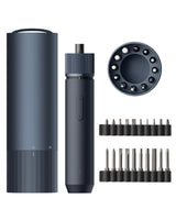 HOTO Electric Screwdriver Kit, 12+20 Extra Bits Enhanced Set, 3.6V Cordless Screwdriver Rechargeable USB-C, 3 Torque Settings, 1500mAh Battery, LED Light for Furniture/Electrical Repairs HOTO