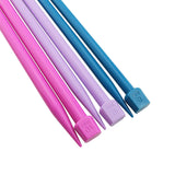 ITROLLE Knitting Needle 14PCS 4mm 5mm 6mm 7mm 8mm 9mm 10mm Colourful Single Pointed Knitting Straight Pins ITROLLE