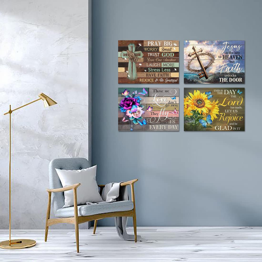 Muzagroo Art 5D Diamond Paintings Kits for Adults 5D Diamond Art Kits with Round Full Drill Diamonds DIY Gem Art for Beginners Love Theme 4PCS Wall Art for Living Room Muzagroo Art