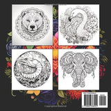Mindfullness Patterns : Wild Animals - 2: Harmony in Hues - 50 exquisite mandalas inspired by the animal kingdom (Mindfullness Patterns : Harmony in Hues) WoodArtSupply