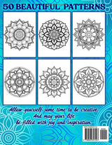 Mandalas Coloring Book for Adults: 50 Simple Patterns for Relaxation and Stress Relief with Beautiful Designs Independently Published