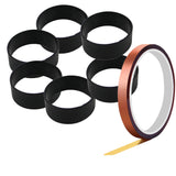 Dielianyi 7 Pcs Silicone Bands for Sublimation Tumbler Shrink Wrap Heat-Resistant Rubber Bands Paper Holder Ring Elastic Bands for Prevent Ghosting Dielianyi